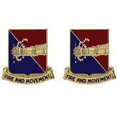 303rd Armor Regiment Unit Crest (Fire and Movement)